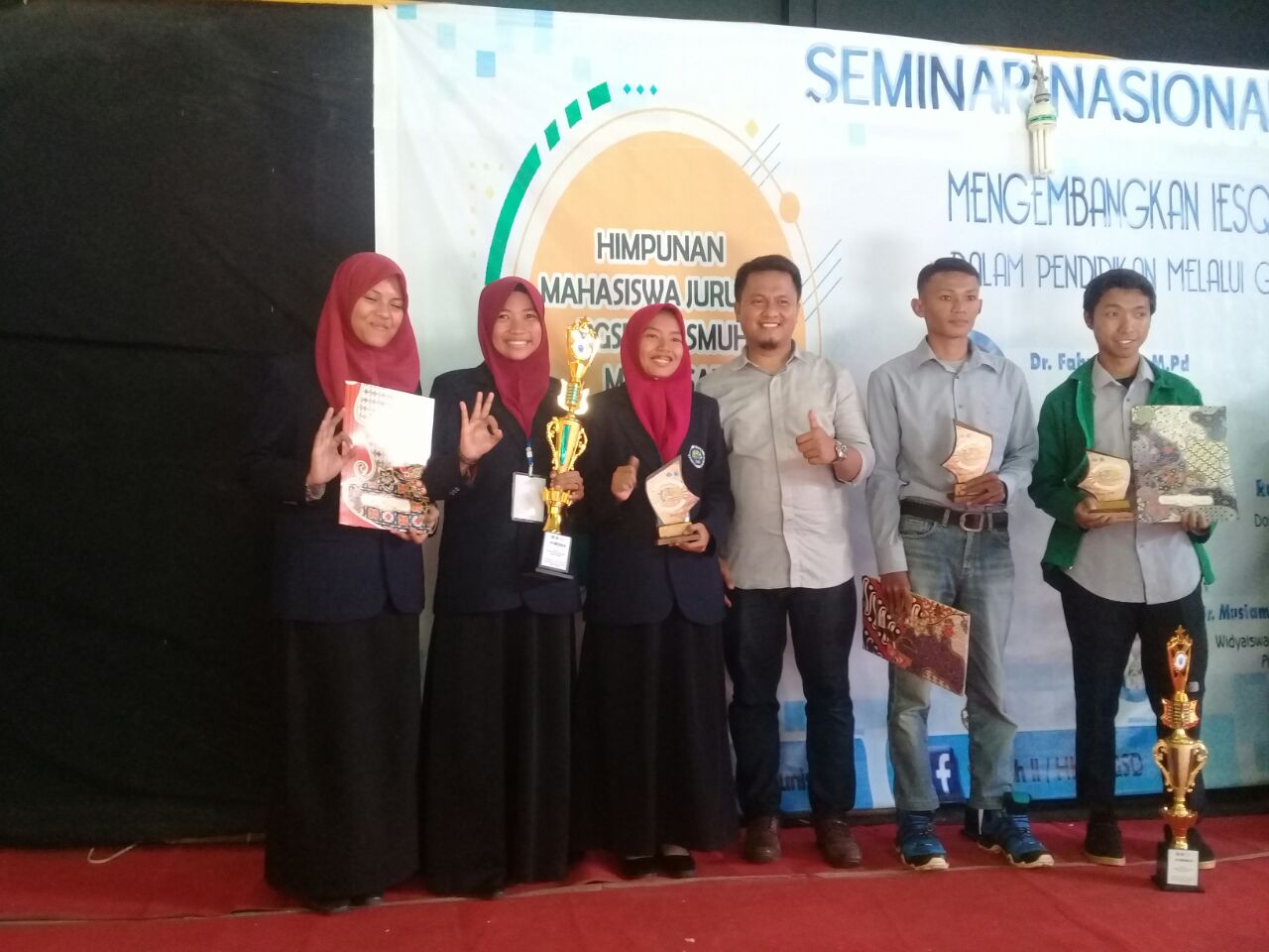 Mahasiswa PGSD Kampus 3 UM Juara 1 Lomba Media Tingkat Nasional