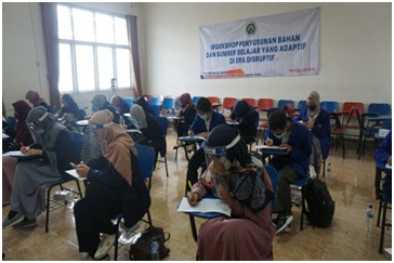 Workshop Penyusunan Bahan Ajar Berbasis Kebutuhan dan Sumber Belajar yang Adaptif terhadap Era Disruptif untuk Penguatan Karakter Self Learning Mahasiswa di Lingkungan KampusUniversitas Negeri Malang