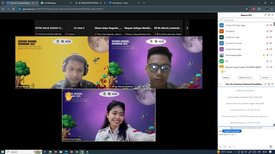 Tumbuhkan Mindset Entrepreneurship, Koordinatorat Kegiatan Mahasiswa (KKM) Kampus 3 Blitar Gelar Seminar Nasional Pendidikan Bertajuk Kewirausahaan
