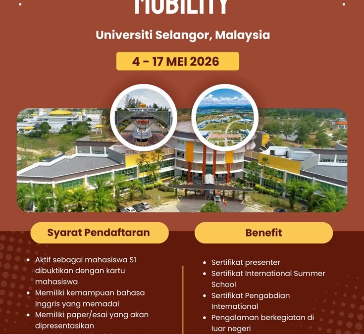 Program International Mobility 2026 Dibuka, Mahasiswa Berkesempatan Kuliah dan Eksplorasi Budaya di Malaysia